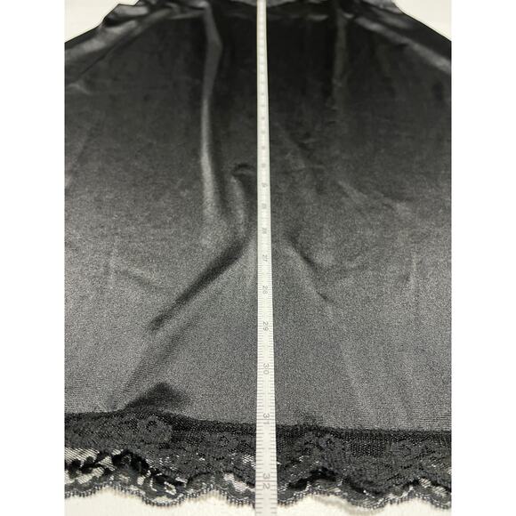 Vintage JCPenney Black Lace Slip 36/14 - Picture 6 of 10